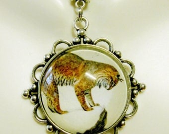 Lynx pendant with chain - CAP26-032