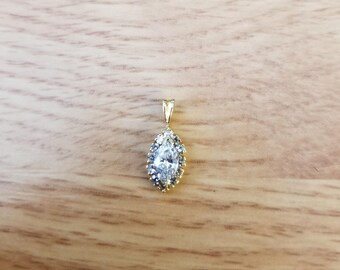 Boucles D'oreilles Or Blanc 14K - Diamants Marquise/poire 1,89 Ct & Rubis - NEUF Avec étiquettes