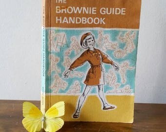 Vintage book, The Brownie Guide Handbook ~ 1973 2nd edition, Girl Guides, Baden Powell
