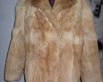 Tanned Beaver Hide Trapping Fur Coats Fur Craft #00002160 Row A-4