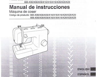 User Manual For Brother X L2 015 Sewing Machine