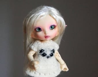 Knitted dress for Realpuki doll (free shipping)