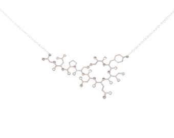 Oxytocin Molecular Necklace, Doctor, OBGYN, Obstetrician, Nurse, Mid Wife, Surgeon, Pre Med, Nurse Necklace, Psychology, Neurologist