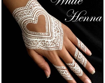 white henna tattoo etsy white henna tattoo etsy