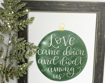 Love came down | Etsy