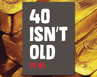 40th Birthday Card Dad | Funny 40th Birthday Cards | Husband Birthday Card 40 Funny | Funny Card For Friend | Boyfriend 40th Birthday Card