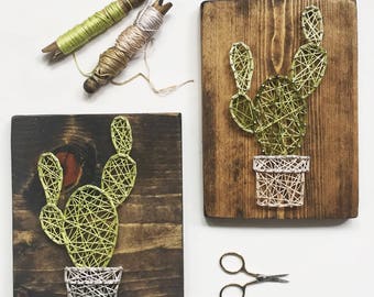 Cactus string art | Etsy