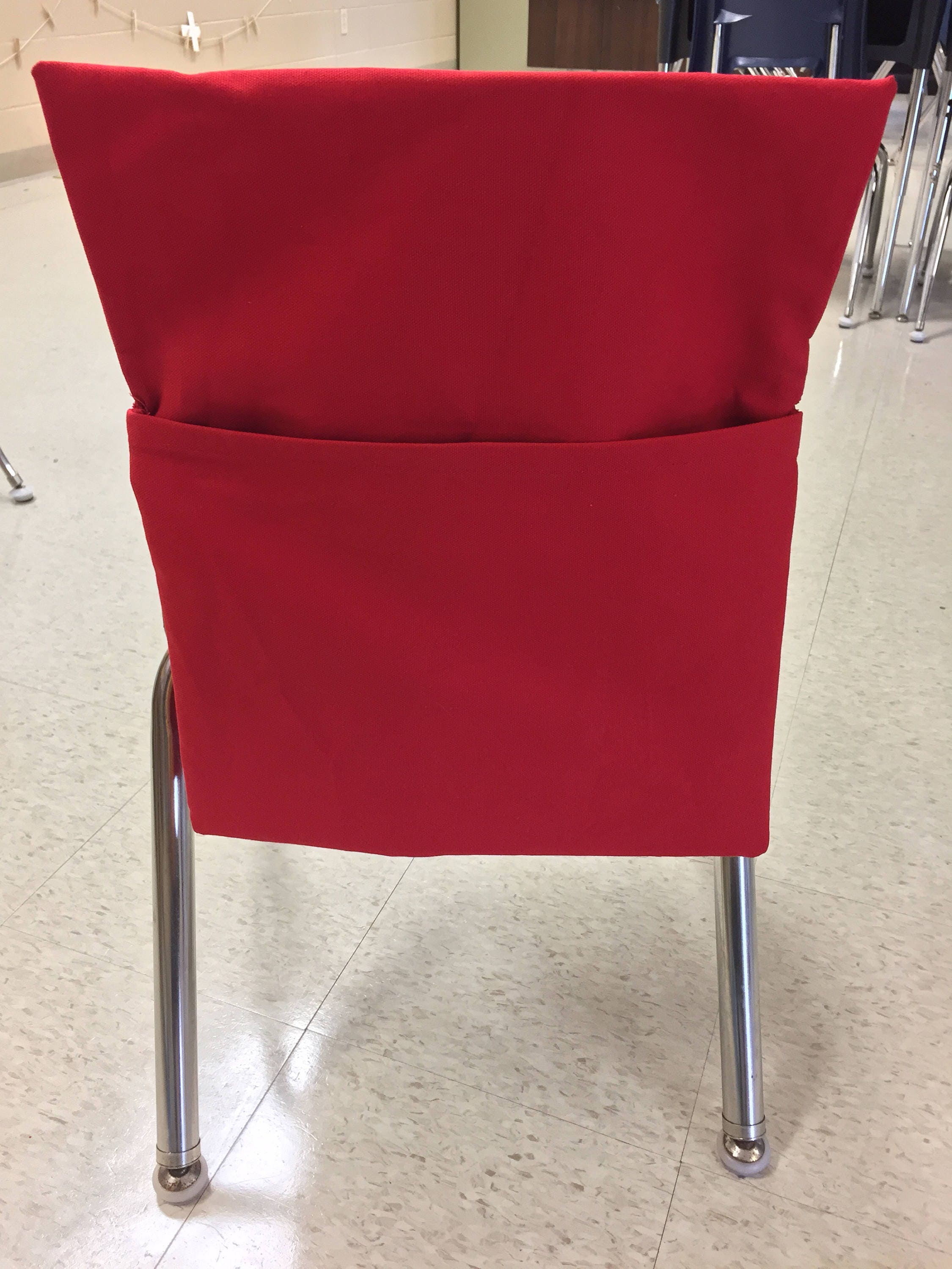 Sewing Pattern DIY Chair Pockets for Classroom or Homeschool