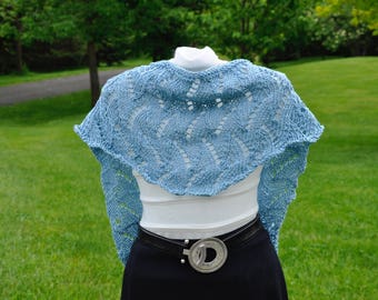 Knitted Cotton Lace Scarflets