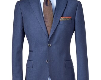 Men's custom suit/ Full canvas/ Super 120s/Wedding Suit