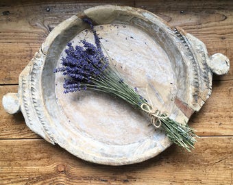 Vintage Rustic Wooden Bowl, Antique Dough Bowl, Fruit Bowl, Hand carved, Display Piece, Table Decor, Centre Piece