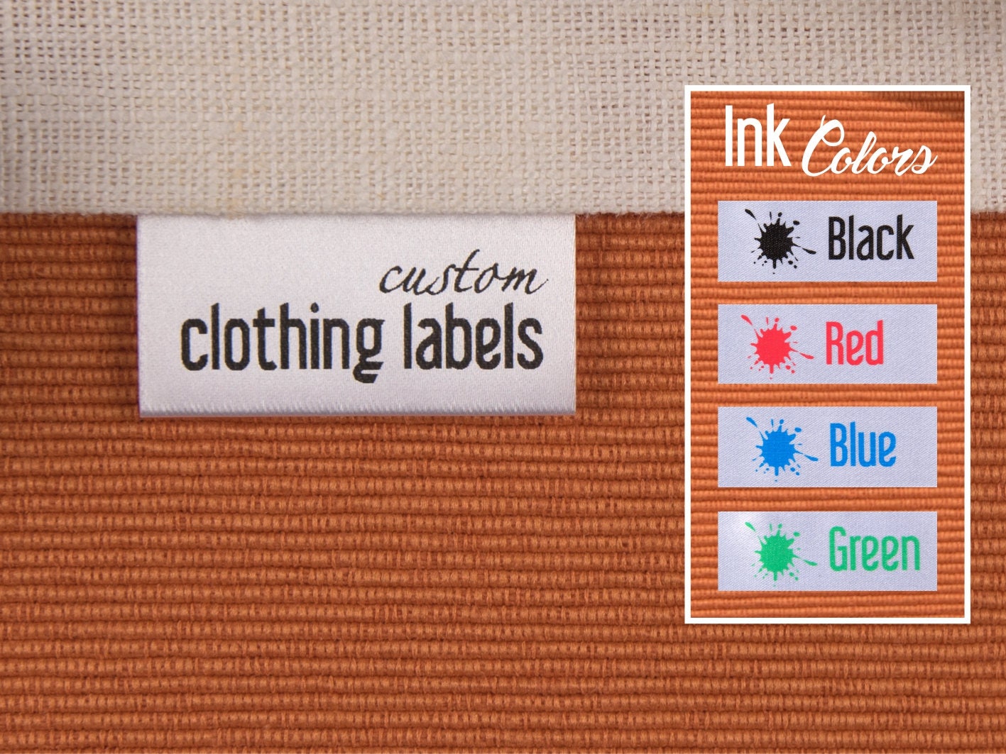 Printable Fabric Labels