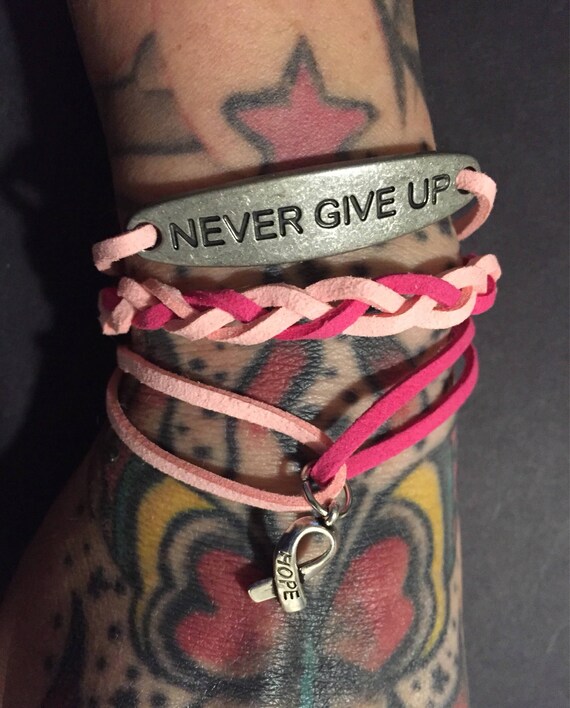 Breast Cancer Friendship bracelet