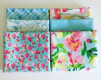 Paige's Passion - Blue Fabric Bundle - Lila Tueller - Riley Blake - Quilt Kit - Fat Quarter Bundle - Fat Eighth Bundle - Stash Builder