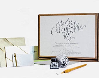 Calligraphy Kit by Kirsten Burke - Beginners Gift Set - Adult Starter Kit