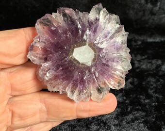 Amethyst Stalactite Slice From Uruguay