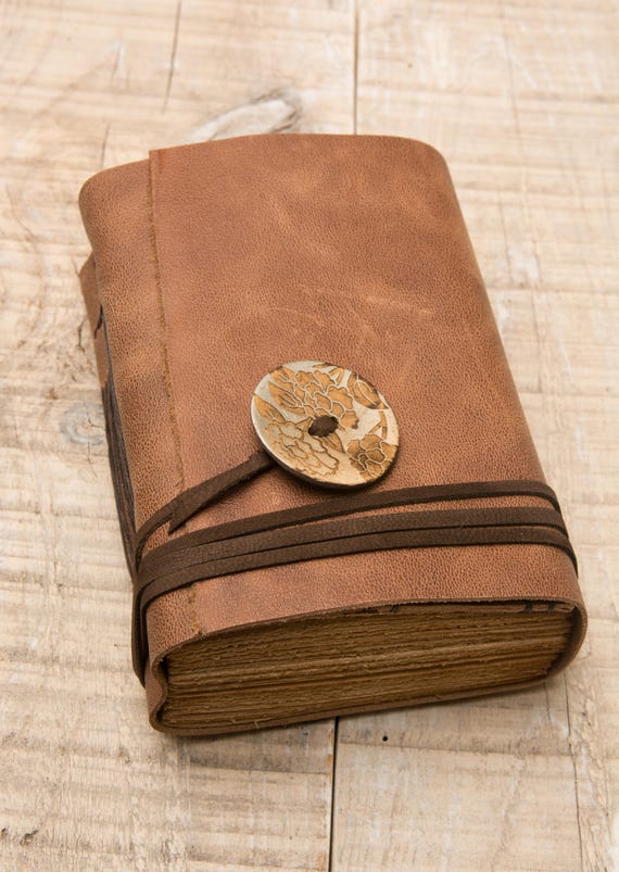 Rustic Leather Journal Handbound Journal Leather Diary