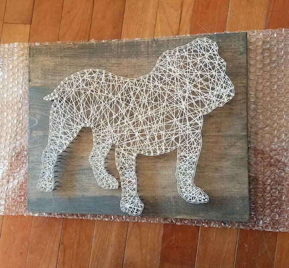 Pet String Art Dog Art Family Pet Dog Outline Animal