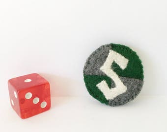 Slytherin Pin | Slytherin Patch | Hogwarts House pin | Harry Potter House Patch | HP Pin| HP Patch | Slytherin Accessory | Slytherin Jewelry