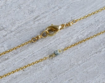 Tiny Rough Diamond Choker, Tiny Diamond Choker, Dainty Diamond Necklace, Boho Diamond Choker, Tiny Diamond Necklace, Rough Diamond Necklace