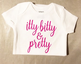 Baby Girl Outfit -Baby Girl Bodysuit-Newborn Clothes-Baby Girl Outfit-Baby Shower Gift-Cute Baby Clothes-Coming Home Outfit-