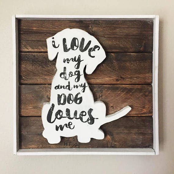 Rustic dog wall art reclaimed wood wall art pet lover wall