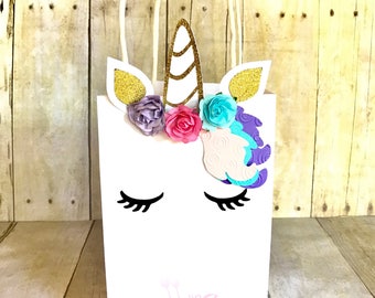 Unicorn Goodie Bags, Unicorn Favor Bags, Unicorn Party, Party Favors
