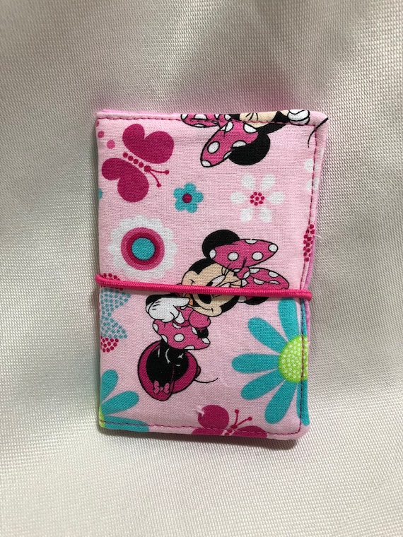 Credit Card Wallet/Holder Disney/Minnie Mouse Pink Flower