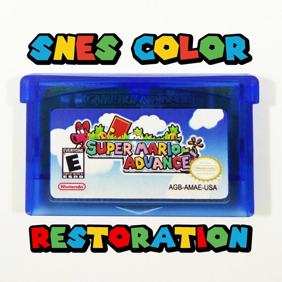 Super Mario Bros 2 Advance Color Restoration GBA Cartridge for