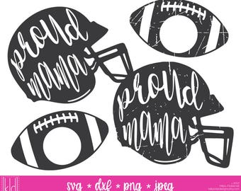 4 Proud Mama svgs - Football Mom svg - Football Helmet svg - Football Mom Shirt Design - Football svg - Football Monogram