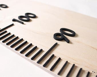 Baby growth chart, kids height chart, nursery growth ruler, growth chart wood, kid measuring stick