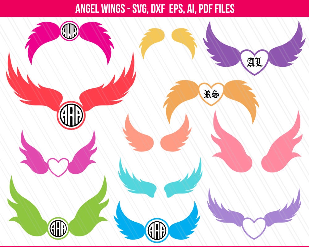 Download Angel wings svg Fairy Wings Clipart Bird Wings SVG Wings