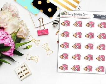 Kawaii Pug Sewing Planner Stickers | for use with Erin Condren Lifeplanner™, Happy Planner