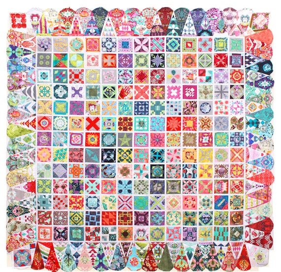 Dear Jane Quilt Kit featuring Tula Pink