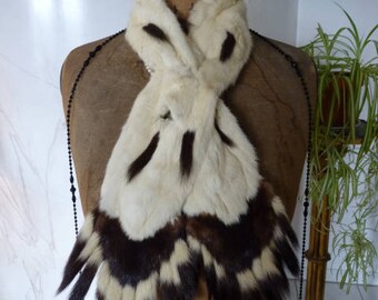 1910 Ermine Collar, antique Collar, Victorian collar