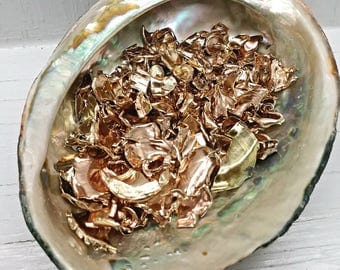 Orgonite Copper Shot-Crushed Copper & Brass Bullet Tips-Warm Copper Shavings-Metal for Orgonite-Orgone Metal-Brass for Orgonite Casting