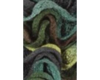 1 ball of yarn CAN CAN LAMMY Green Ribbon scarf