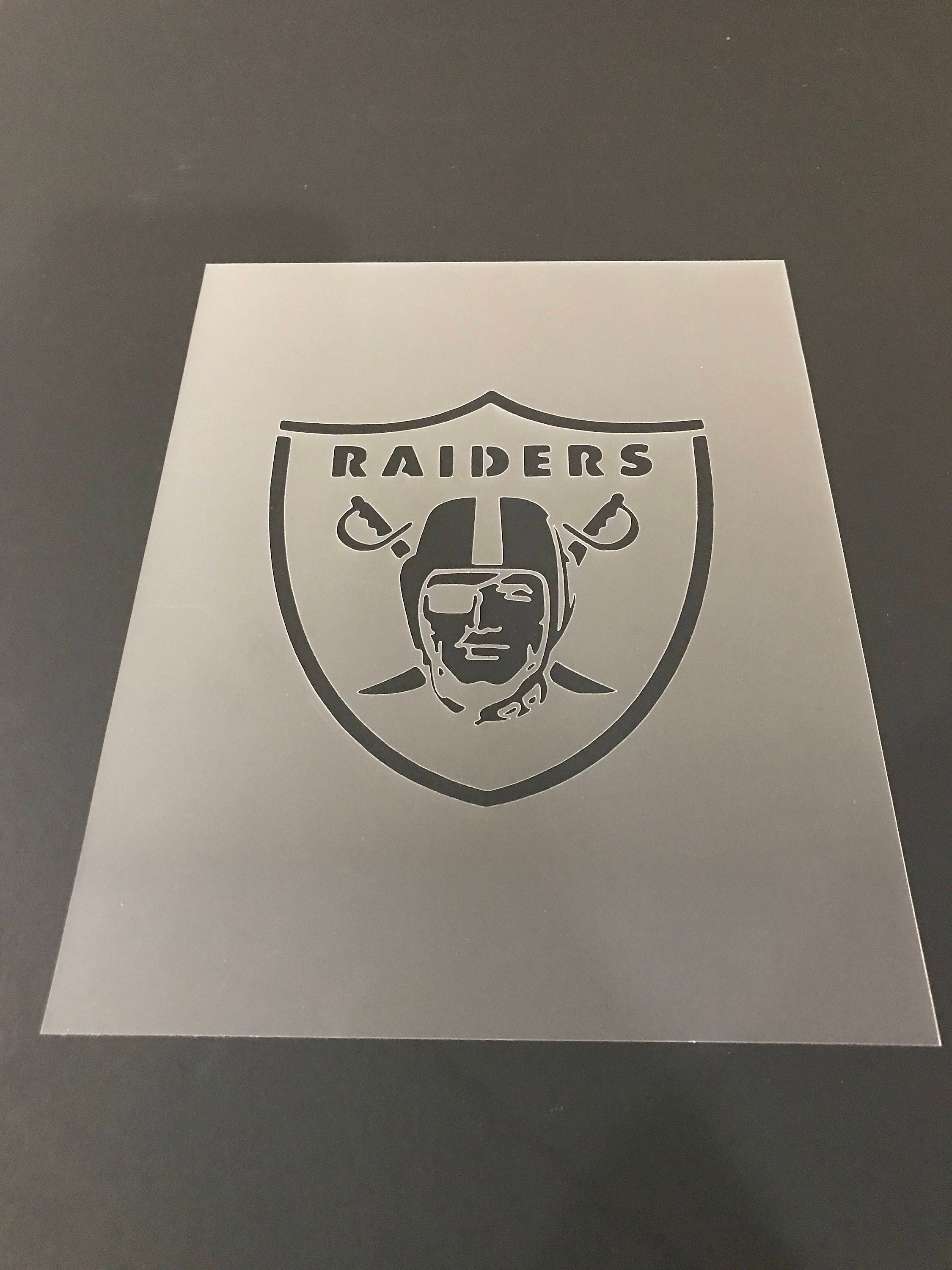 Oakland Raiders Stencil 10mil Buy 2 Get 1 Free Mix And Match From