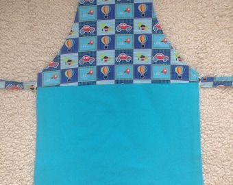 Kitchen apron patchwork cars