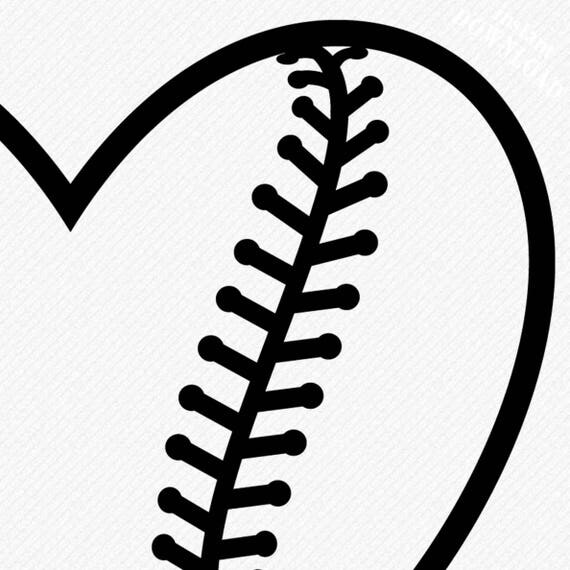 Download Love Baseball SVG, cutting file, love baseball silhouette ...