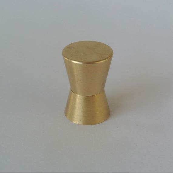 Mid Century Modern Solid Brass Drawer Knob Brass Hardware
