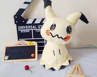 Mimikyu Plush 40cm, Pokemon Handmade Plushie Toy Doll Anime