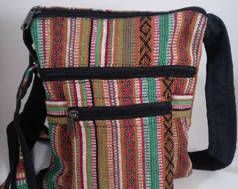 Handmade Purse Pouch with adjustable Shoulder Strap.