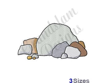 Rocks Pile - Machine Embroidery Design