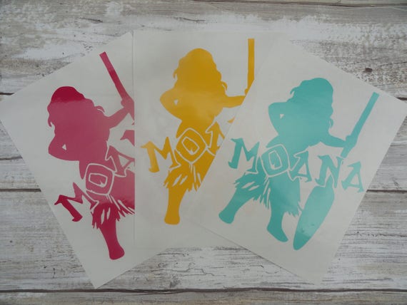 moana decal sticker moana decal car window sticker yeti