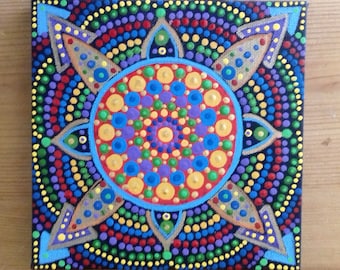 Mandala painting | Etsy