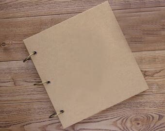 10 x10 inches Photo Album/Blank Kraft Photo Album/Scrapbook Album/Wedding Guest Book/Wedding scrapbook Album/
