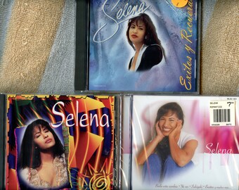 SELENA QUINTANILLA "Exitos y Recuerdos" "Baile Esta Cumbia" Self-Titled Lot of 3 Cd's SEALED