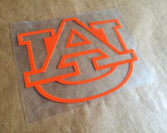 auburn tigers iron on, auburn football heat transfer decal, iron on applique diy designs, t-shirt and tank top iron on