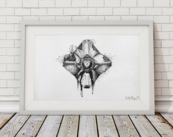 Destiny Ghost Print